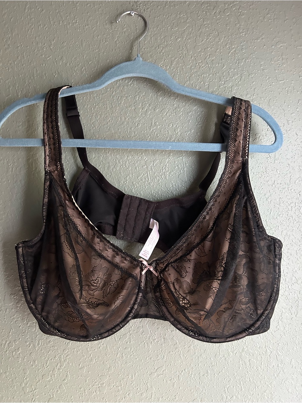 Cacique lace bra with underwire